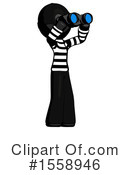Black Design Mascot Clipart #1558946 by Leo Blanchette