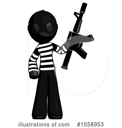 Royalty-Free (RF) Black Design Mascot Clipart Illustration by Leo Blanchette - Stock Sample #1558953