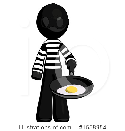 Royalty-Free (RF) Black Design Mascot Clipart Illustration by Leo Blanchette - Stock Sample #1558954