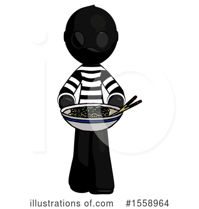 Royalty-Free (RF) Black Design Mascot Clipart Illustration by Leo Blanchette - Stock Sample #1558964