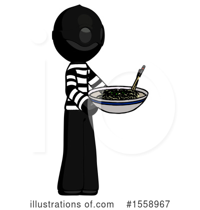 Royalty-Free (RF) Black Design Mascot Clipart Illustration by Leo Blanchette - Stock Sample #1558967