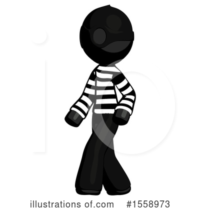 Royalty-Free (RF) Black Design Mascot Clipart Illustration by Leo Blanchette - Stock Sample #1558973