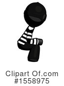 Black Design Mascot Clipart #1558975 by Leo Blanchette