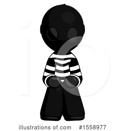Royalty-Free (RF) Black Design Mascot Clipart Illustration by Leo Blanchette - Stock Sample #1558977