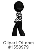 Black Design Mascot Clipart #1558979 by Leo Blanchette