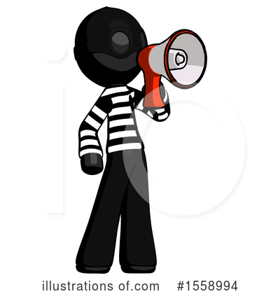 Royalty-Free (RF) Black Design Mascot Clipart Illustration by Leo Blanchette - Stock Sample #1558994
