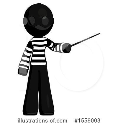 Royalty-Free (RF) Black Design Mascot Clipart Illustration by Leo Blanchette - Stock Sample #1559003