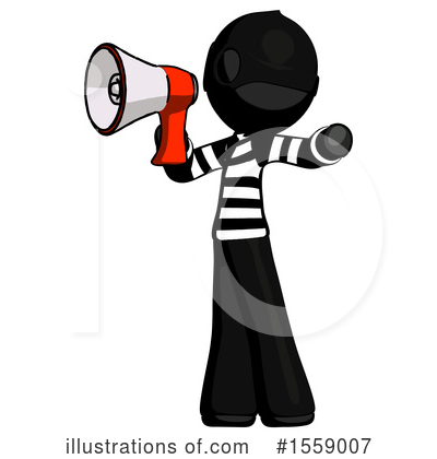 Royalty-Free (RF) Black Design Mascot Clipart Illustration by Leo Blanchette - Stock Sample #1559007