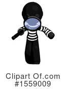 Black Design Mascot Clipart #1559009 by Leo Blanchette