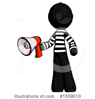 Royalty-Free (RF) Black Design Mascot Clipart Illustration by Leo Blanchette - Stock Sample #1559010