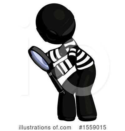 Royalty-Free (RF) Black Design Mascot Clipart Illustration by Leo Blanchette - Stock Sample #1559015