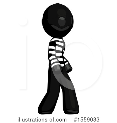 Royalty-Free (RF) Black Design Mascot Clipart Illustration by Leo Blanchette - Stock Sample #1559033