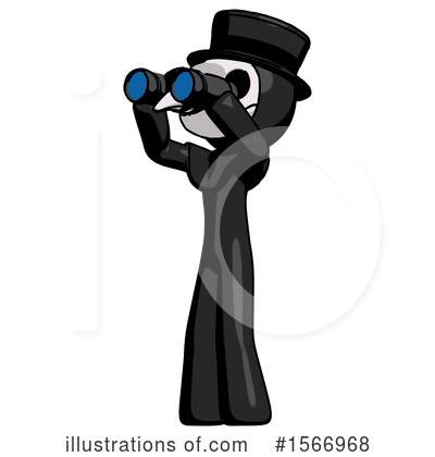 Royalty-Free (RF) Black Design Mascot Clipart Illustration by Leo Blanchette - Stock Sample #1566968