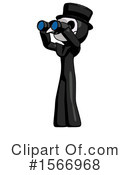 Black Design Mascot Clipart #1566968 by Leo Blanchette