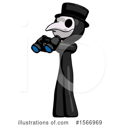 Royalty-Free (RF) Black Design Mascot Clipart Illustration by Leo Blanchette - Stock Sample #1566969