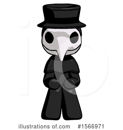 Royalty-Free (RF) Black Design Mascot Clipart Illustration by Leo Blanchette - Stock Sample #1566971