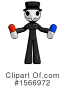 Black Design Mascot Clipart #1566972 by Leo Blanchette