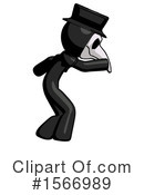 Black Design Mascot Clipart #1566989 by Leo Blanchette
