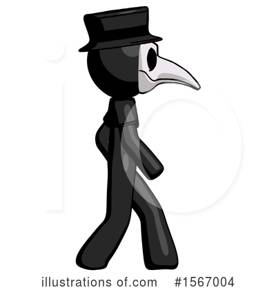 Royalty-Free (RF) Black Design Mascot Clipart Illustration by Leo Blanchette - Stock Sample #1567004