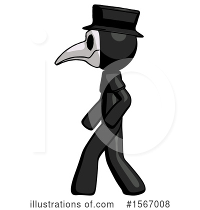 Royalty-Free (RF) Black Design Mascot Clipart Illustration by Leo Blanchette - Stock Sample #1567008