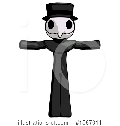 Royalty-Free (RF) Black Design Mascot Clipart Illustration by Leo Blanchette - Stock Sample #1567011