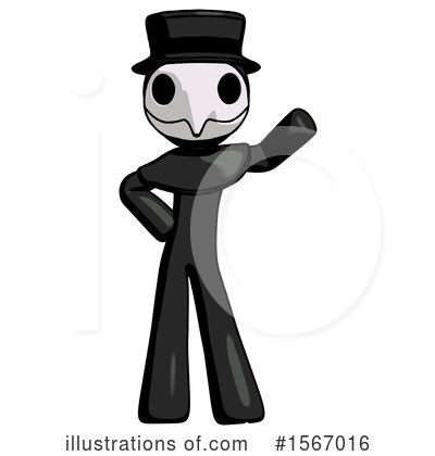 Royalty-Free (RF) Black Design Mascot Clipart Illustration by Leo Blanchette - Stock Sample #1567016