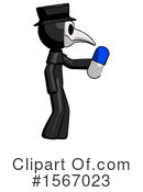 Black Design Mascot Clipart #1567023 by Leo Blanchette