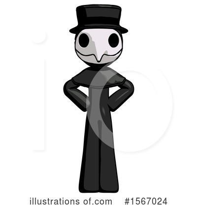 Royalty-Free (RF) Black Design Mascot Clipart Illustration by Leo Blanchette - Stock Sample #1567024