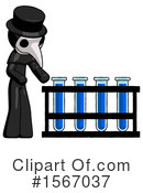 Black Design Mascot Clipart #1567037 by Leo Blanchette