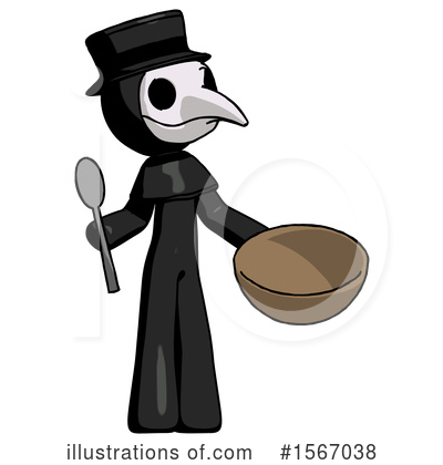 Royalty-Free (RF) Black Design Mascot Clipart Illustration by Leo Blanchette - Stock Sample #1567038