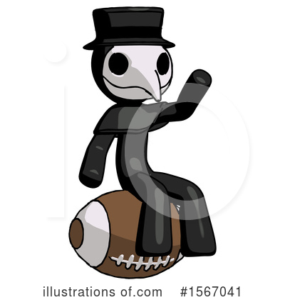 Royalty-Free (RF) Black Design Mascot Clipart Illustration by Leo Blanchette - Stock Sample #1567041