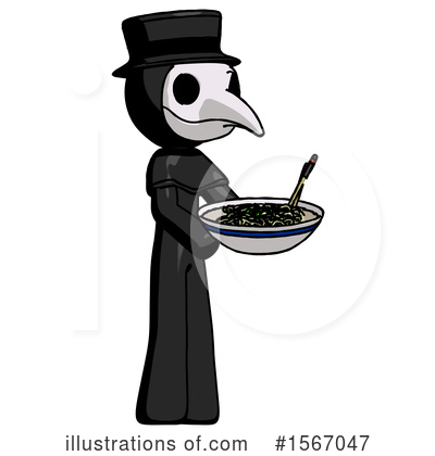 Royalty-Free (RF) Black Design Mascot Clipart Illustration by Leo Blanchette - Stock Sample #1567047