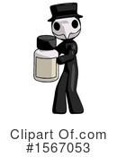 Black Design Mascot Clipart #1567053 by Leo Blanchette