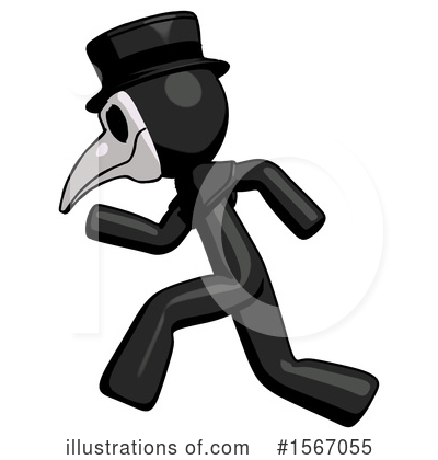 Royalty-Free (RF) Black Design Mascot Clipart Illustration by Leo Blanchette - Stock Sample #1567055