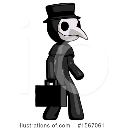 Royalty-Free (RF) Black Design Mascot Clipart Illustration by Leo Blanchette - Stock Sample #1567061