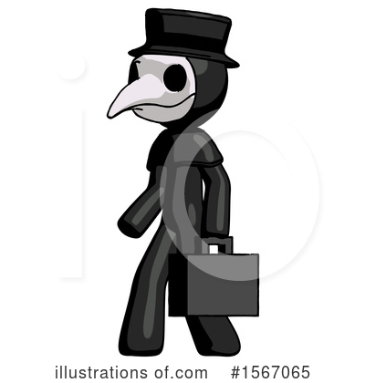 Royalty-Free (RF) Black Design Mascot Clipart Illustration by Leo Blanchette - Stock Sample #1567065
