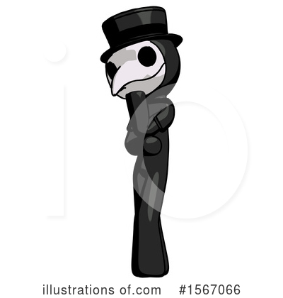 Royalty-Free (RF) Black Design Mascot Clipart Illustration by Leo Blanchette - Stock Sample #1567066