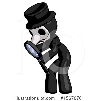 Royalty-Free (RF) Black Design Mascot Clipart Illustration by Leo Blanchette - Stock Sample #1567070