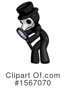 Black Design Mascot Clipart #1567070 by Leo Blanchette