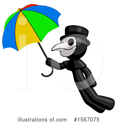 Royalty-Free (RF) Black Design Mascot Clipart Illustration by Leo Blanchette - Stock Sample #1567075