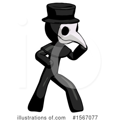 Royalty-Free (RF) Black Design Mascot Clipart Illustration by Leo Blanchette - Stock Sample #1567077