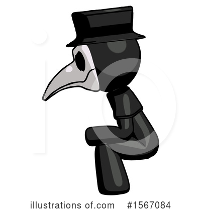 Royalty-Free (RF) Black Design Mascot Clipart Illustration by Leo Blanchette - Stock Sample #1567084