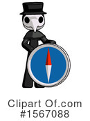 Black Design Mascot Clipart #1567088 by Leo Blanchette