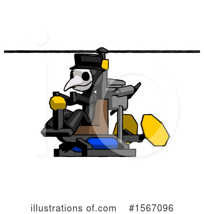 Royalty-Free (RF) Black Design Mascot Clipart Illustration by Leo Blanchette - Stock Sample #1567096