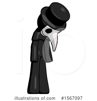 Royalty-Free (RF) Black Design Mascot Clipart Illustration by Leo Blanchette - Stock Sample #1567097