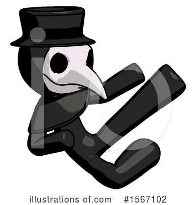 Royalty-Free (RF) Black Design Mascot Clipart Illustration by Leo Blanchette - Stock Sample #1567102