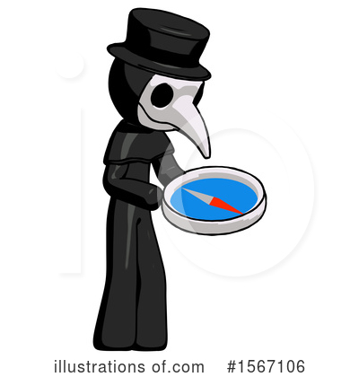 Royalty-Free (RF) Black Design Mascot Clipart Illustration by Leo Blanchette - Stock Sample #1567106