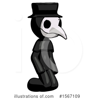 Royalty-Free (RF) Black Design Mascot Clipart Illustration by Leo Blanchette - Stock Sample #1567109