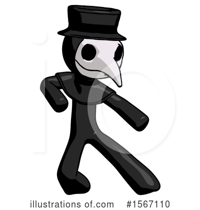 Royalty-Free (RF) Black Design Mascot Clipart Illustration by Leo Blanchette - Stock Sample #1567110