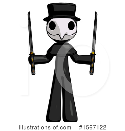 Royalty-Free (RF) Black Design Mascot Clipart Illustration by Leo Blanchette - Stock Sample #1567122